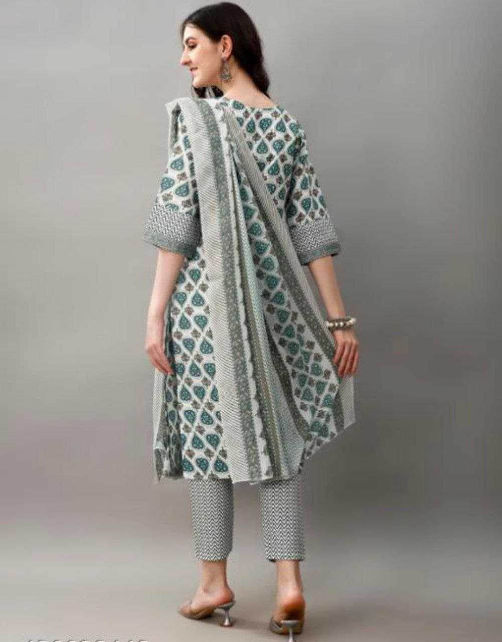 Cotton Casual Workwear Kurtis Printed Kurti - MYLUXURY LANE ENTERPRISE